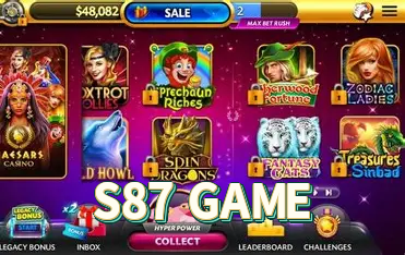 Interface do Aplicativo S87 GAME - Design Premium e Intuitivo