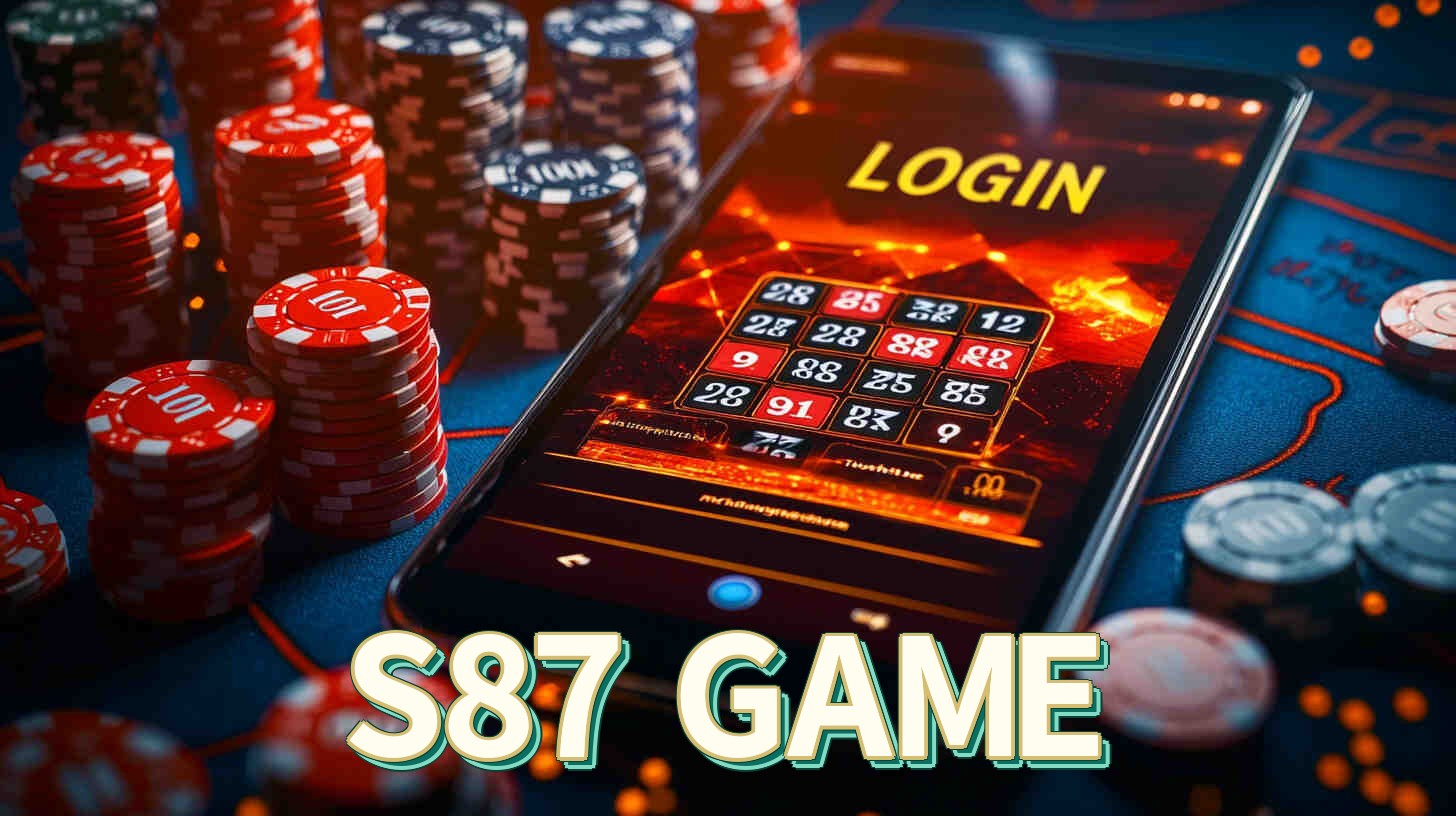 S87 GAME Download Speed Test Logo - Teste de Velocidade Certificado